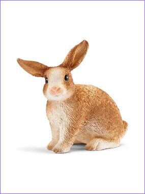 Schleich Rabbit (13827) Farm Animal Figurine  Age 3+ New w/Tag Add-On Item